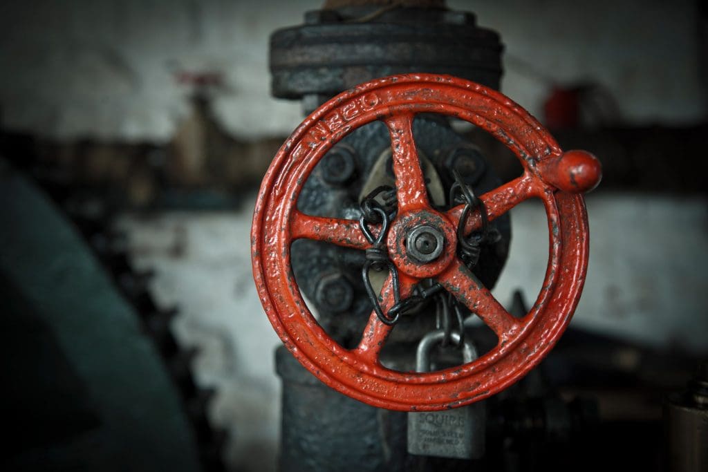 How To Stop a Steam Leak on Pipe With Red Wheel
