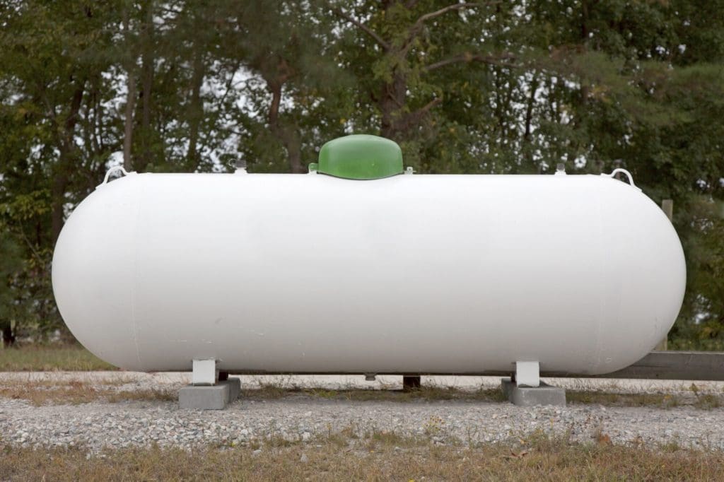 Propane Leak Repair on Propane Tank