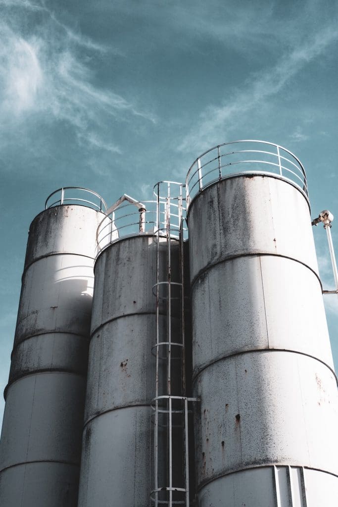 Towers With Acid Resistant Concrete Coatings & Acid Resistant Epoxy Paint