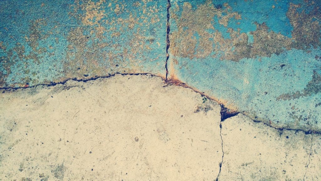 Failing Concrete for How to Fix Concrete Demonstration