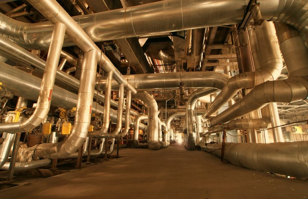 Industrial Pipes With Industrial Piping Problems