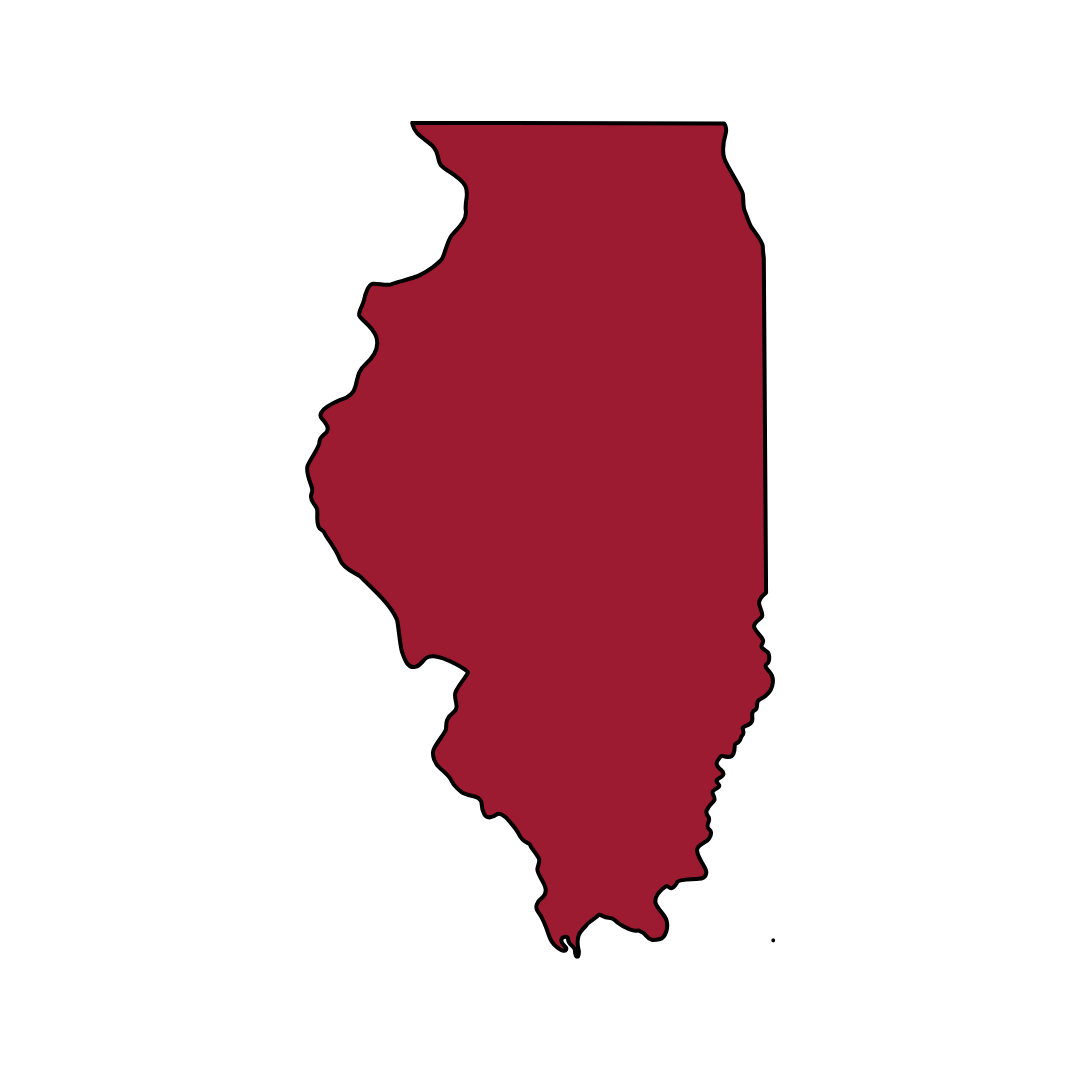 Illinois service area map