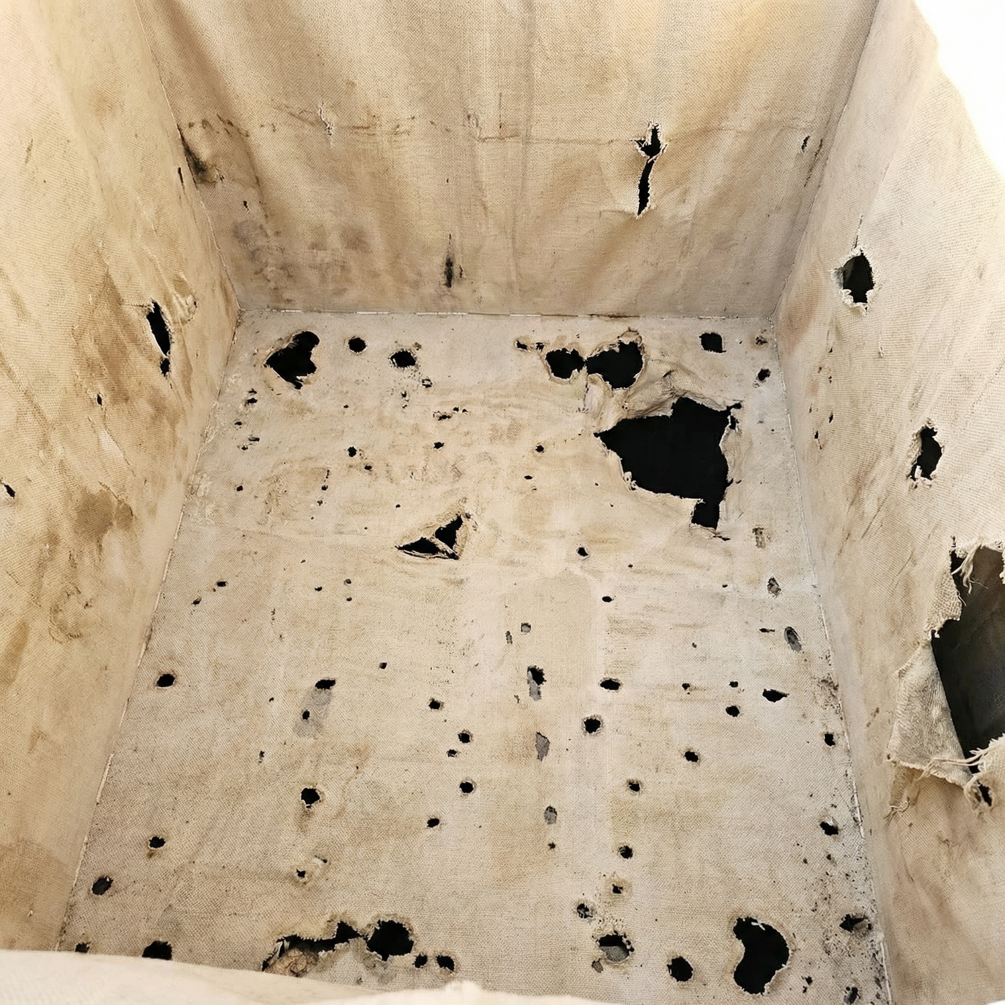 Before composite rehabilitation on industrial baghouse system