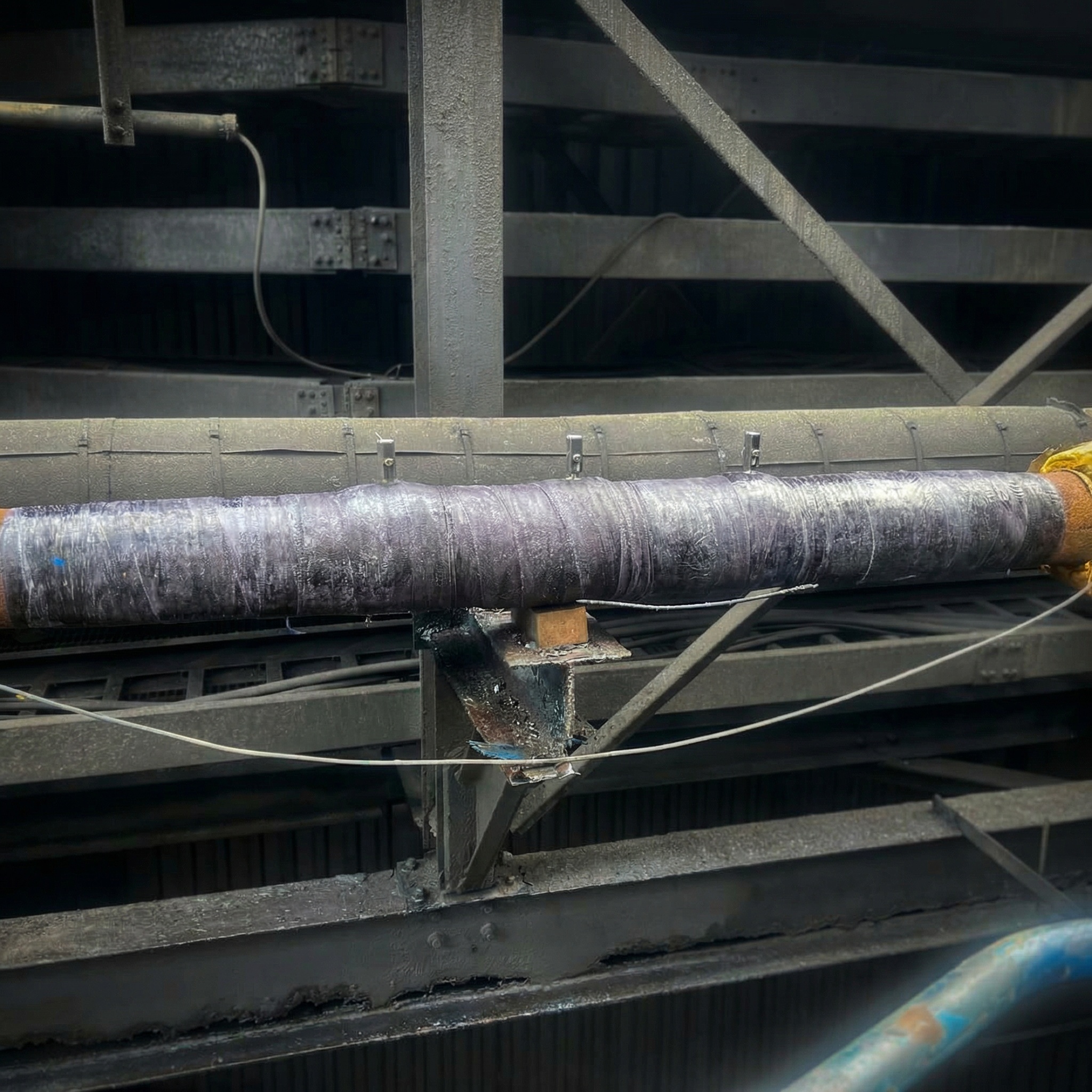 Composite repair on piping system