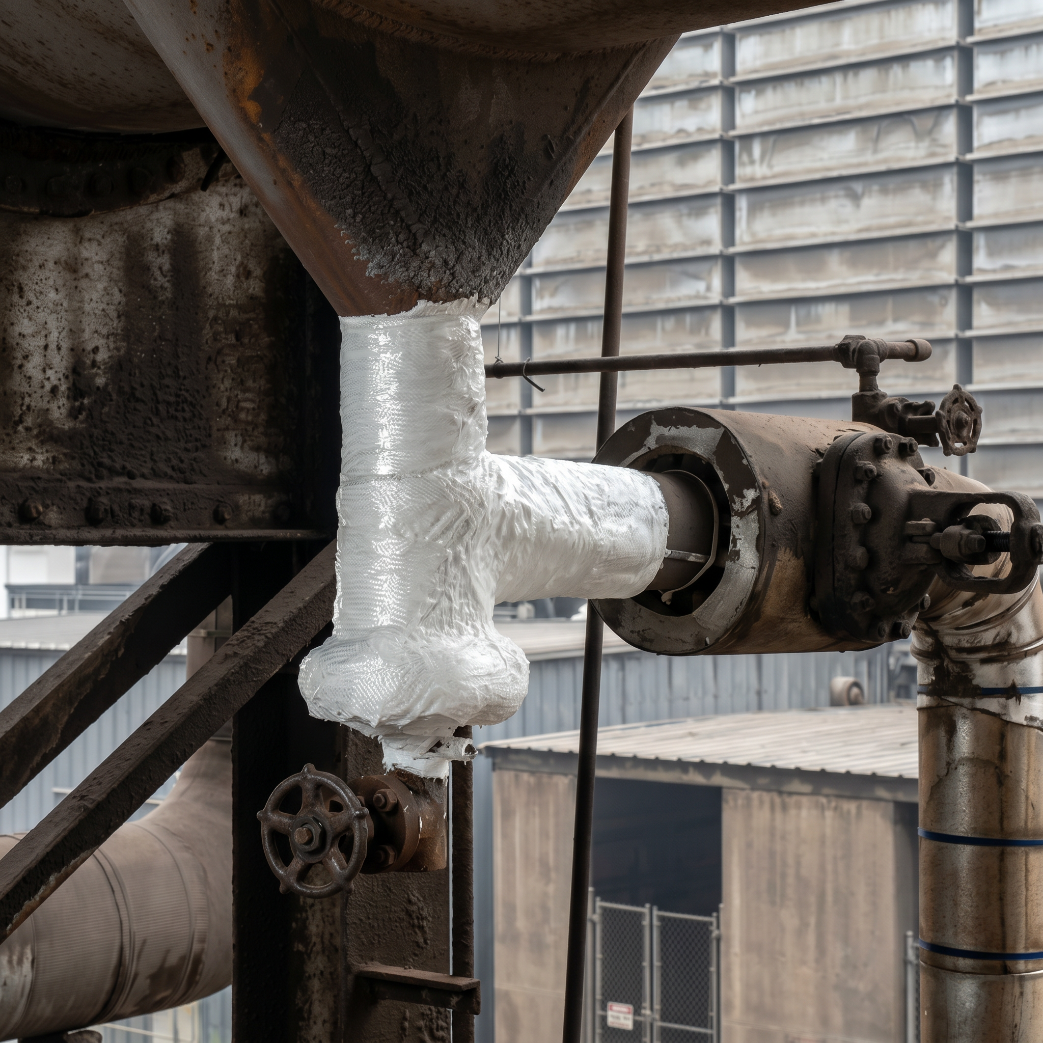 Composite pipe repair reinforcement application