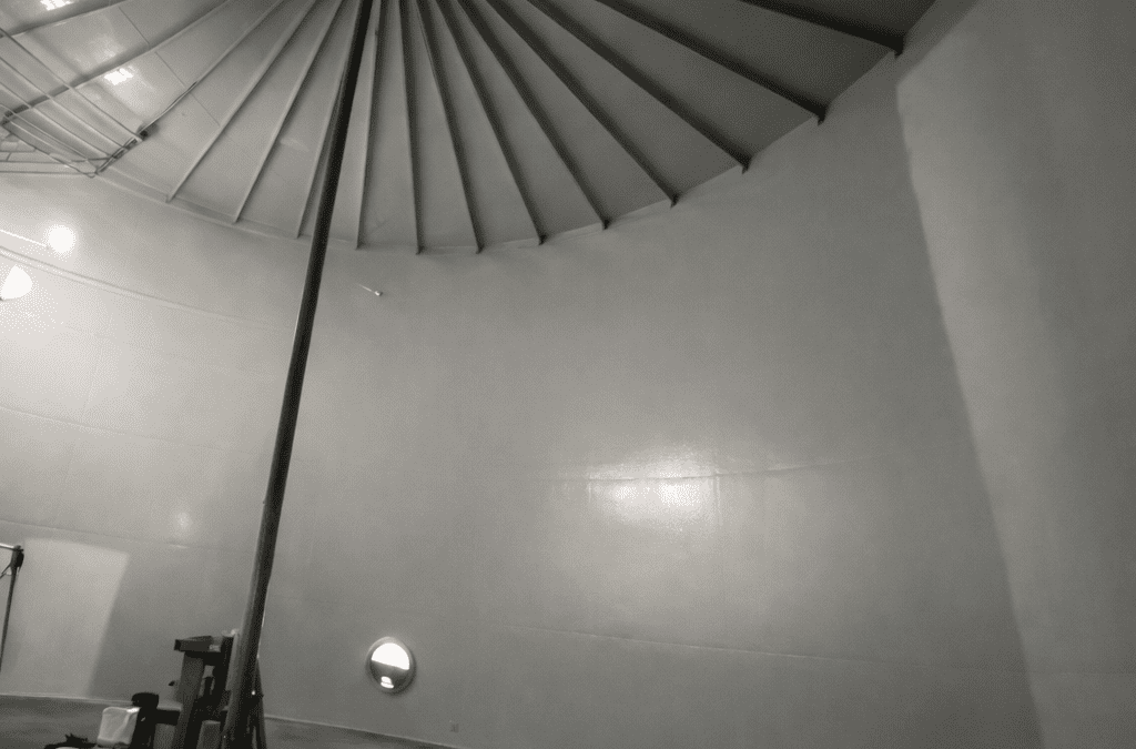 high performance industrial coating on industrial tank