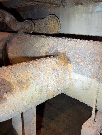 Multiple Active Leaks Across Deteriorated Process Piping